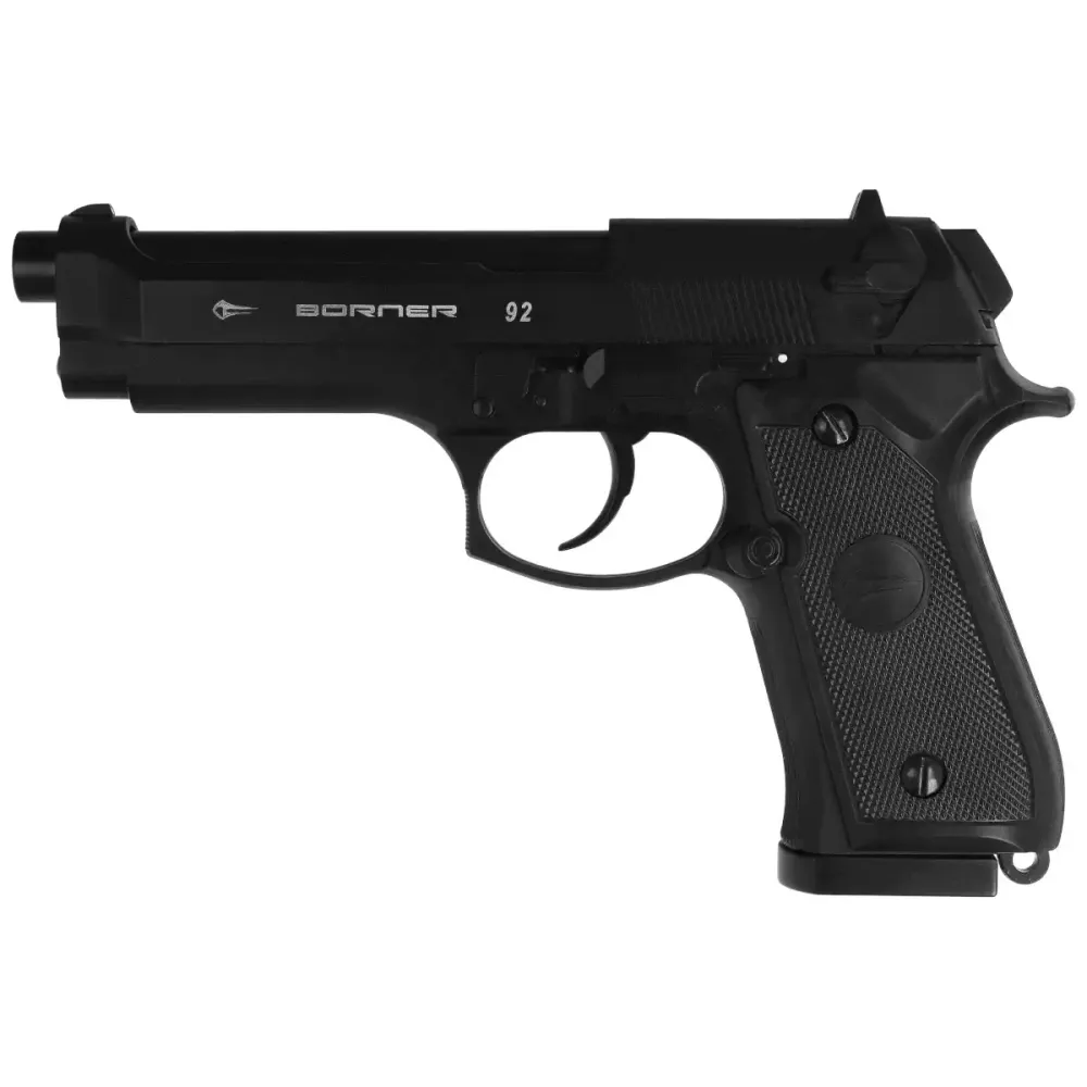 Borner - M9 Classic CO2 Drevet Luftpistol med Blowback - 4.5mm BB / Pellets