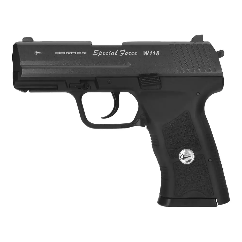 Borner - P99 (W118) - CO2 Drevet Luftpistol med Blowback - 4.5mm BB
