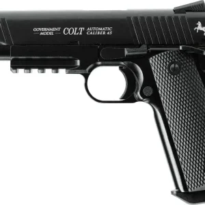 Colt M45 CQBP CO₂ Luftpistol Sort 4.5mm – Blowback og fullmetall