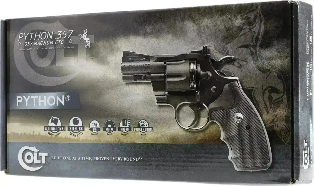 Colt Python 2.5 - Sort - 4,5mm Pellets/BB