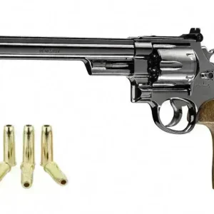 S&W - M29 8 3/8 CO2 Drevet - 4.5mm PELLETS Revolver - Blå Polert