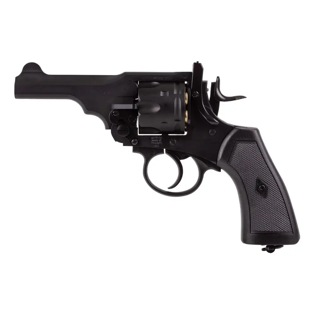 Webley - MKVI .455 4 Service Revolver - 4.5mm Pellets - Svart
