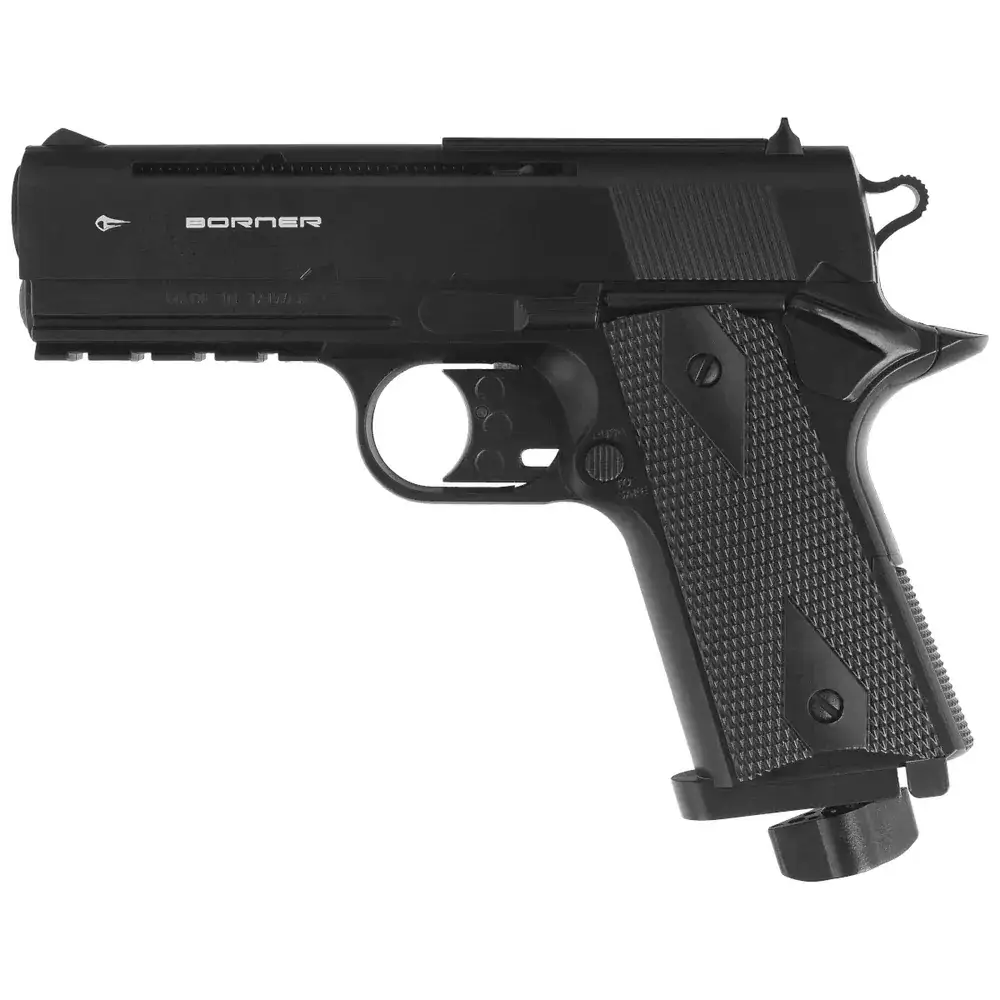 Borner - 1911 Defender (WC 401) - CO2 Drevet Luftpistol - 4.5mm BB