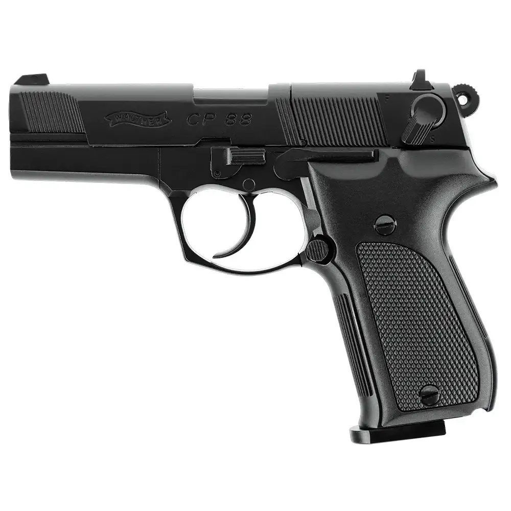 Walther CP88 Sort 4.5mm CO₂ – Presis og tung luftpistol