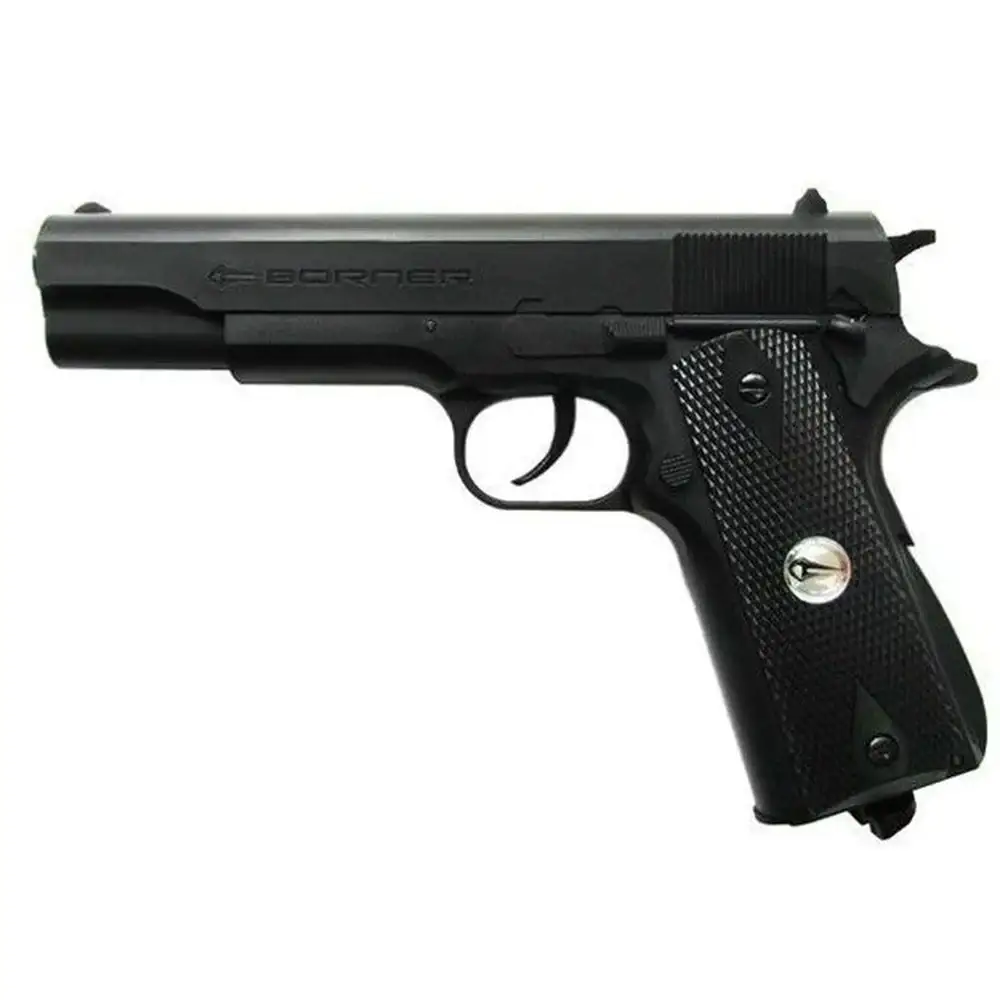 Borner - 1911 (CLT125) CO2 Drevet Luftpistol - 4.5mm BB
