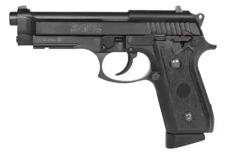 Swiss Arms PT92 - Co2 Drevet Luftpistol Polymer - 4.5mm BB