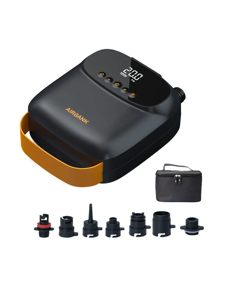 Rodrig Airbank Pro Elektrisk oppladbar luftpumpe SUP og Packraft 20PSI