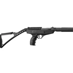 Langley Hitman - 4.5mm Luftpistol med Lyddemper og Kolbe