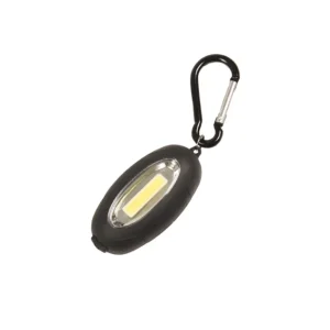 Mini lommelykt med karabinkrok og magnet - Mil-Tec