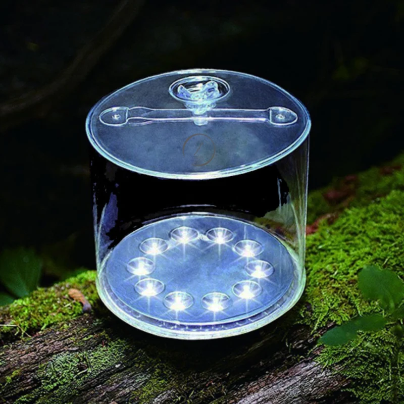 Solcellelampe - Oppustelig