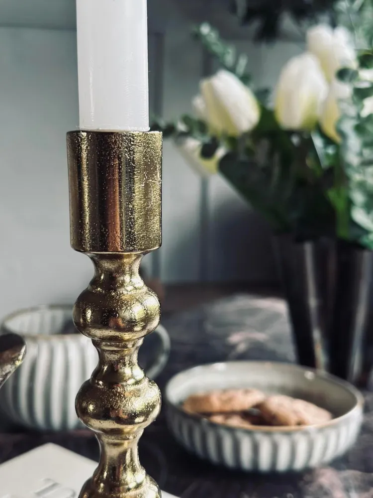 Lysestake med kuler - Small
