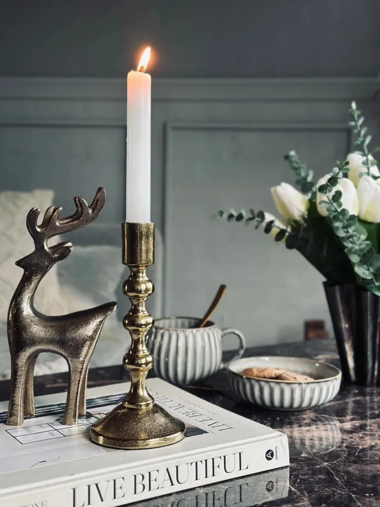 Lysestake med kuler - Small