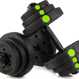 Hantler 20kg Justerbart Sett Med Stålstenger Zipro 2x10kg