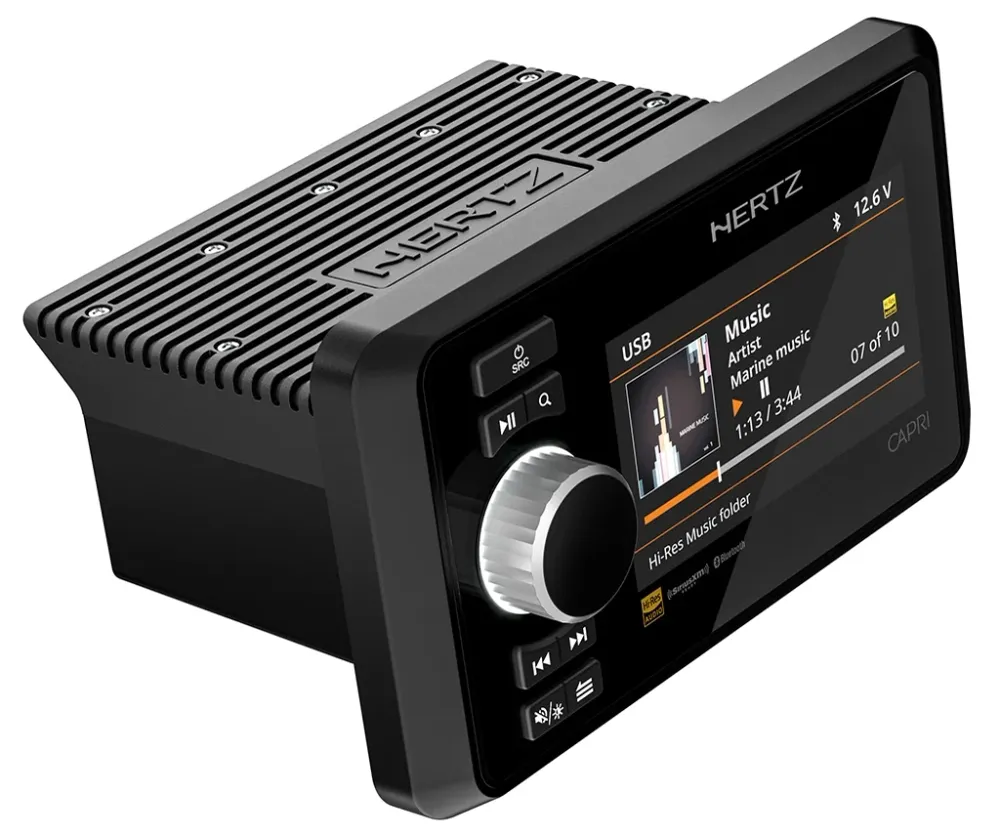 HERTZ CAPRI Marine radio m/bt 4,3"skjerm