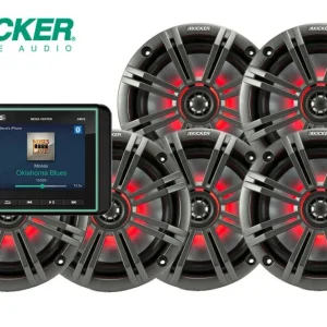 Kicker Marine Lydpakke – KMC6 & KM654