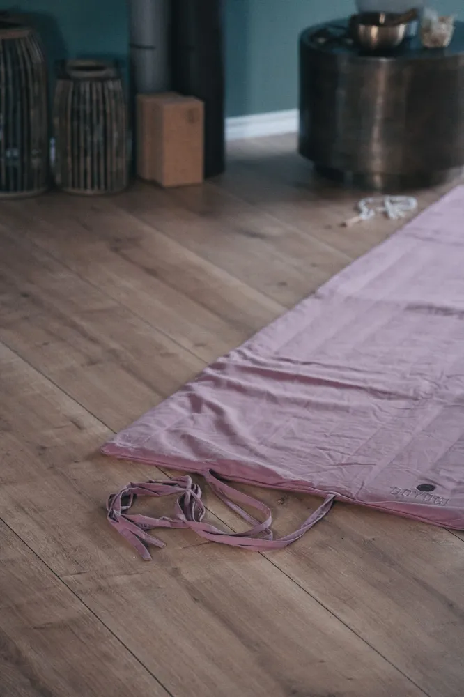Calm Organic Cotton Yin Futon mat - Rose