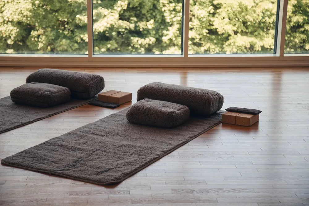 Release Wool Yoga Mat 90 x 200 cm - Light Brown