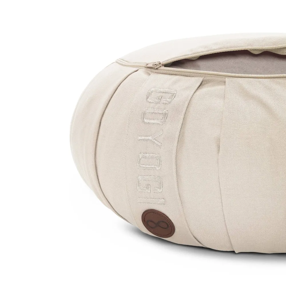 Calm Crescent Meditation Cushion - Natural