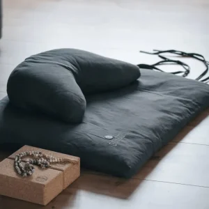Calm Zafu Meditation Cushion - Dark Grey