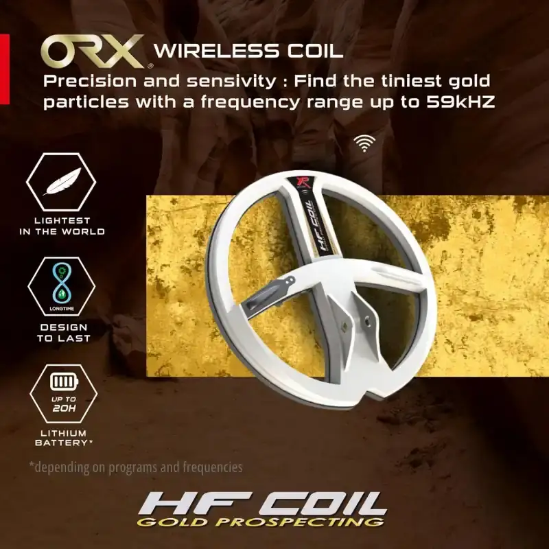 XP - ORX 22HF Metalldetektor - Lett, Trådløs og Presis