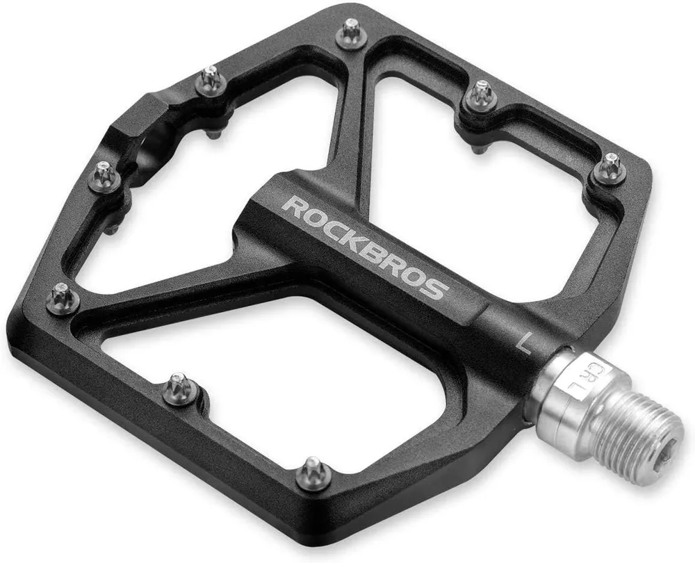 Flate sykkelpedaler i aluminium