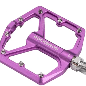 Flate sykkelpedaler i aluminium
