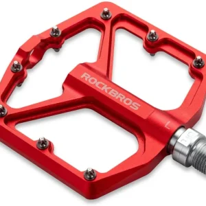 Flate sykkelpedaler i aluminium