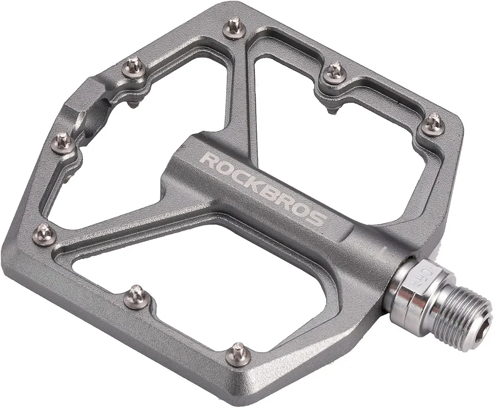 Flate sykkelpedaler i aluminium