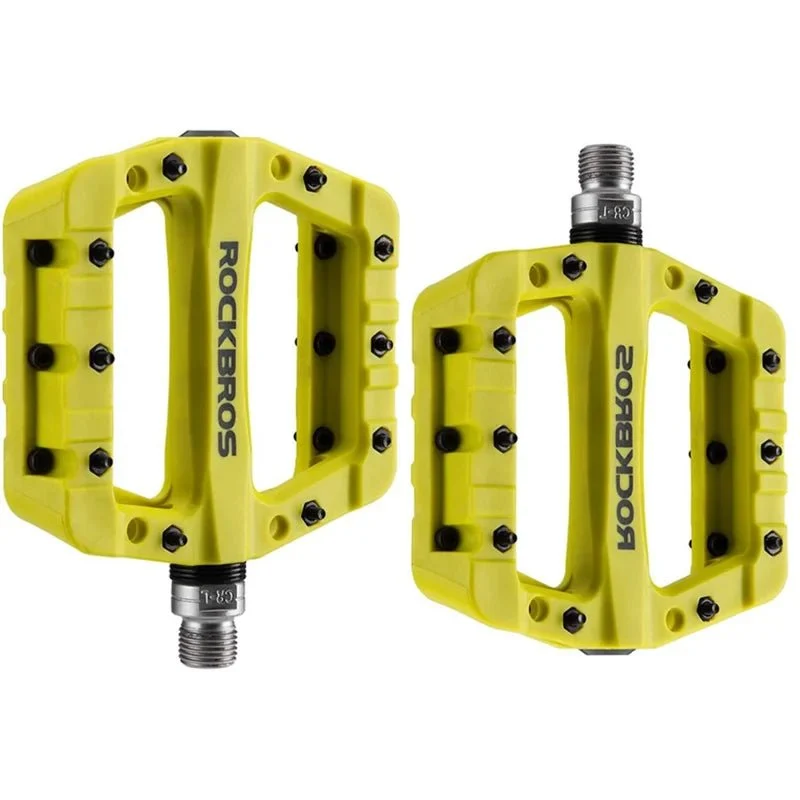 Lette terrengsykkelpedaler i nylonfiber - Grønn