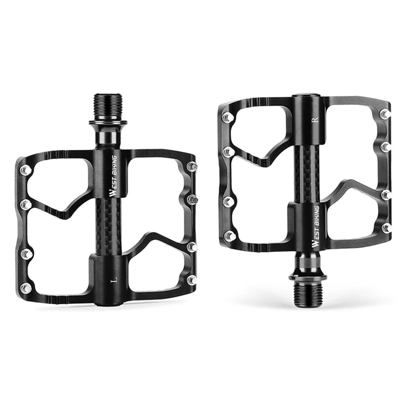 Sklisikre pedaler i aluminiumlegering og karbonfiber