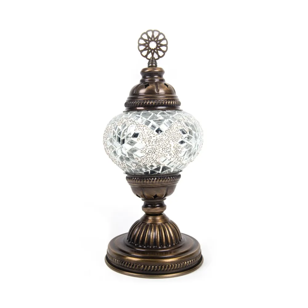 Antik mosaikkbordlampe - nr.2 str
