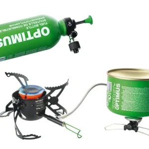 Optimus Polaris multifuel brenner med 0,4 L Fuel Bottle / Brændstofflaske