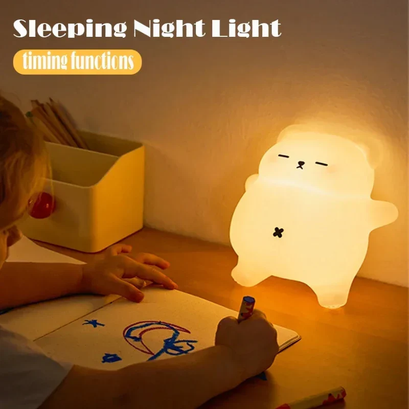 LumiBear – Søt og beroligende – Sove lampe med mykt lys