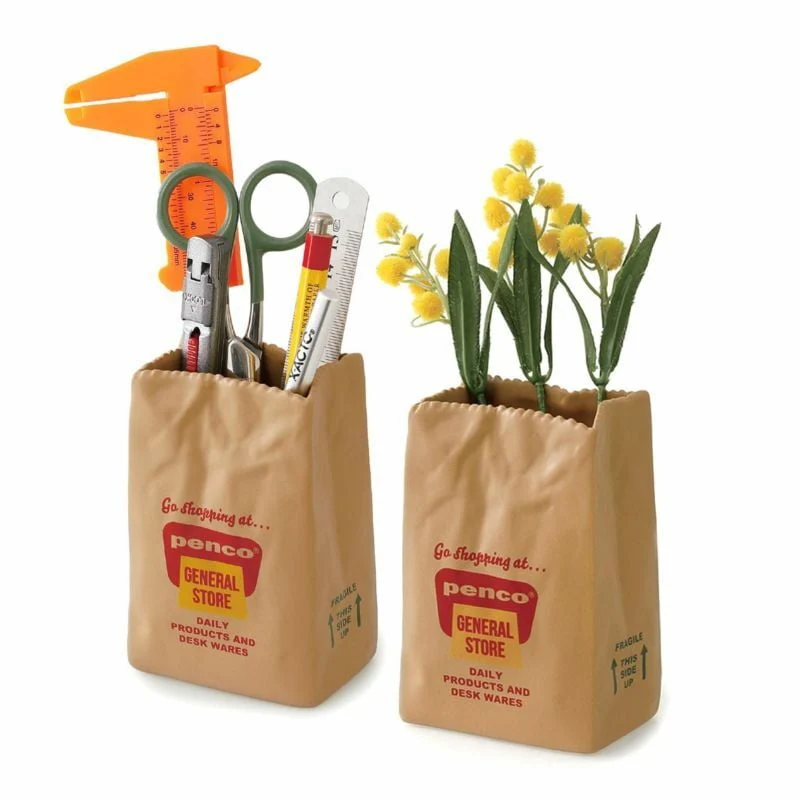 Hightide Penco Brown Bag Pen Stand
