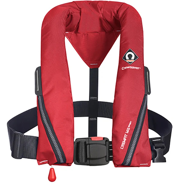 Crewsaver, Crewfit Sport redningsvest 165N, rød, ISO 12402-3 (150N)