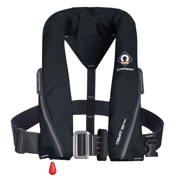 Crewsaver, Crewfit Sport redningsvest 165N m/D-ring, Svart, 40-155 cm