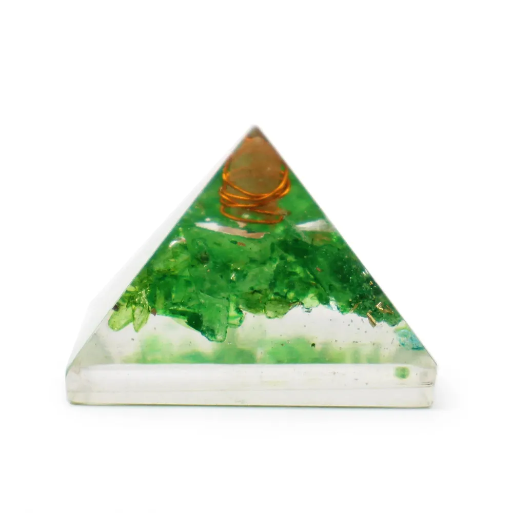 Orgonitt pyramide krystaller og kobber 25mm