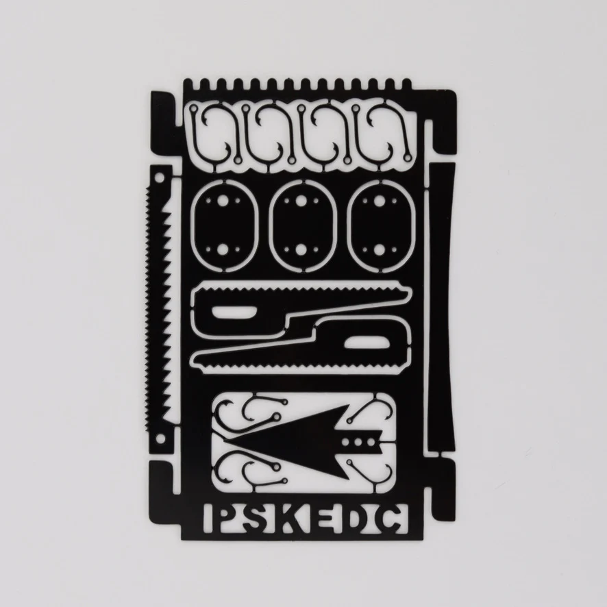 Survival card - pil & stove sort