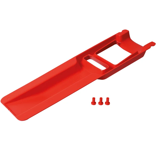 Håndåre, rød ABS-plast, 50,0 cm x 4,0 cm x 15,0 cm