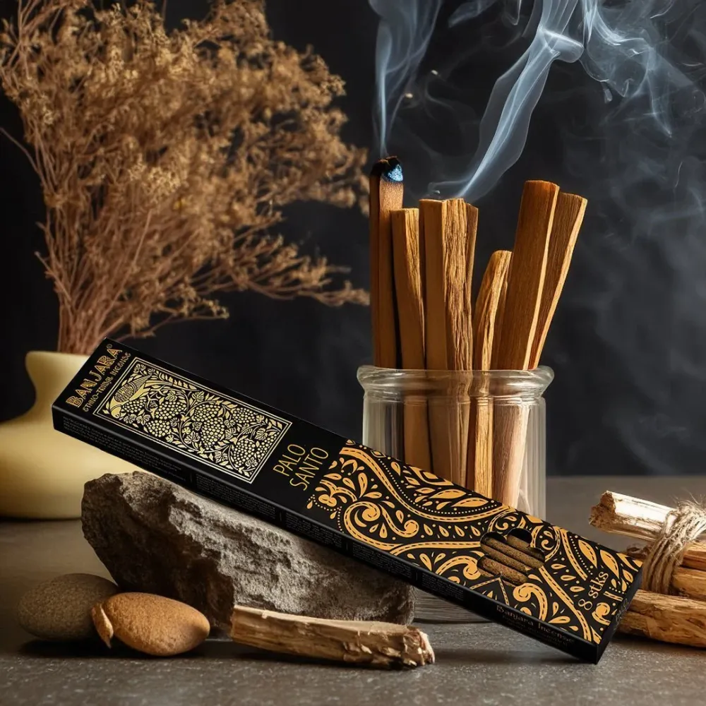 Palo Santo Røkelsespinner Ekstra Lange – 8 Pakke