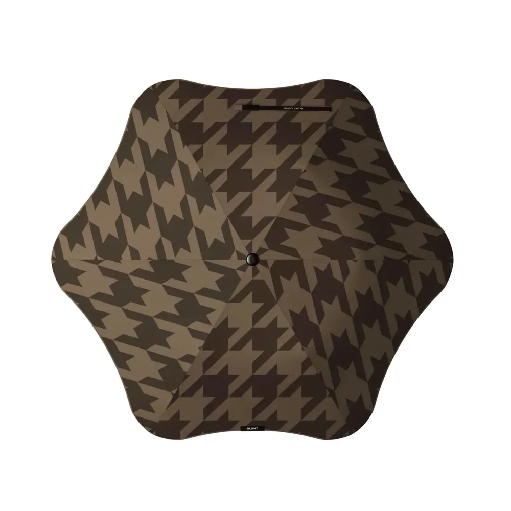 Blunt Umbrella Metro Limited Edition, Houndstooth Cocoa