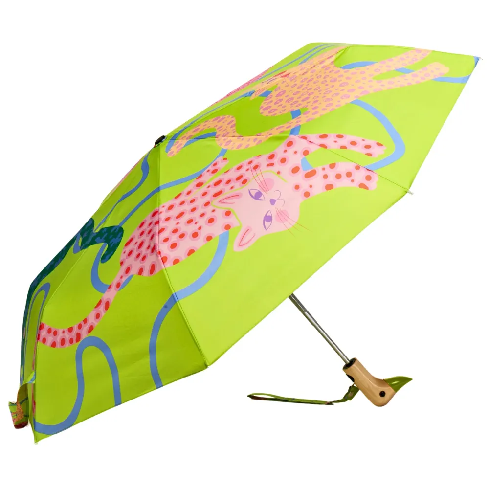 Original Duckhead Duck Umbrella, Lime Arty Cats