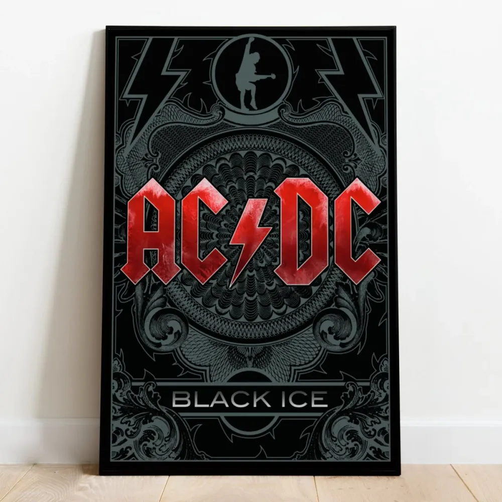 AC/DC Plakat Black Ice