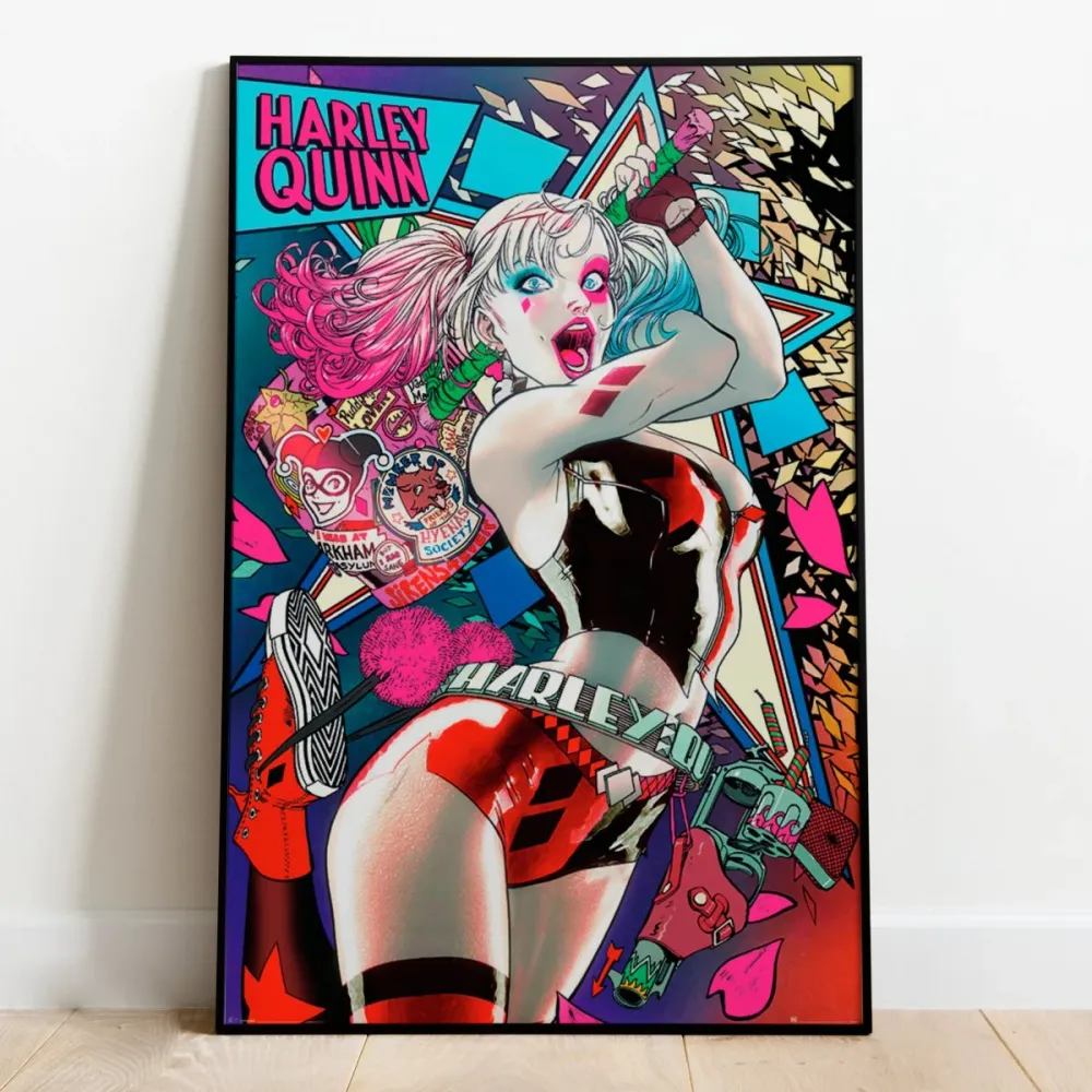 DC Comic's Batman Plakat Harley Quinn Neon