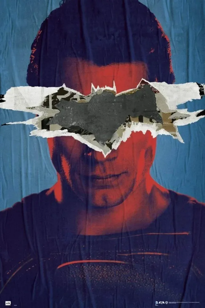DC Comic's Batman vs Superman Plakat