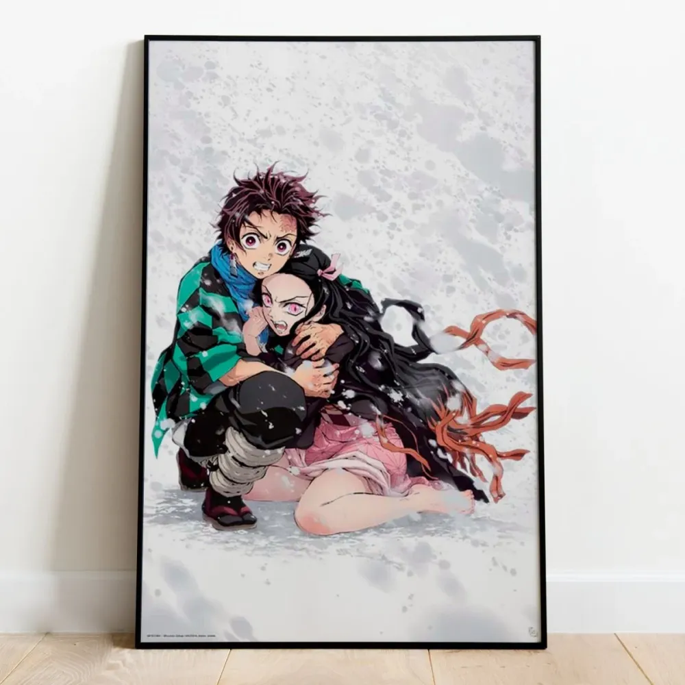 Demon Slayer Plakat Tanjiro & Nezuko Snow