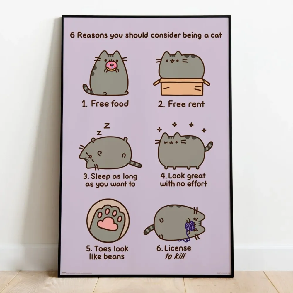 Pusheen Plakat Reasons To Be Cat