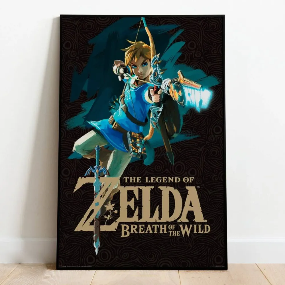 Zelda Plakat Breath Wild Game Cover