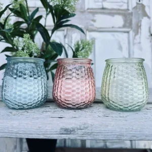 Citronella-lys - Mix i farget glass