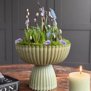 DIY oppsats i betong-look - Grønn